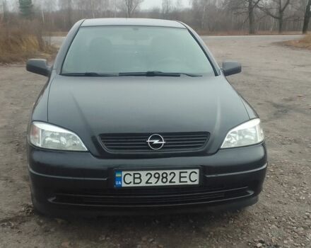 Черный Опель Астра, объемом двигателя 1.4 л и пробегом 351 тыс. км за 3333 $, фото 1 на Automoto.ua