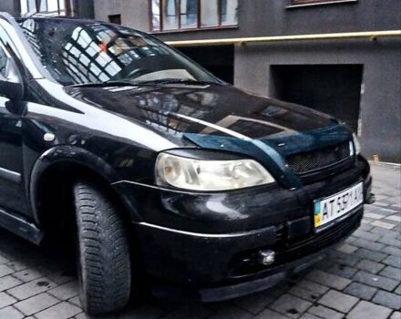 Черный Опель Астра, объемом двигателя 1.39 л и пробегом 214 тыс. км за 1800 $, фото 14 на Automoto.ua