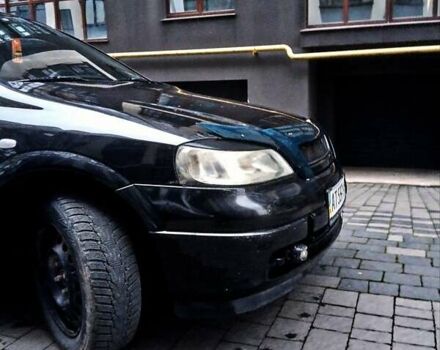 Черный Опель Астра, объемом двигателя 1.39 л и пробегом 214 тыс. км за 1800 $, фото 15 на Automoto.ua