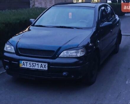 Черный Опель Астра, объемом двигателя 1.39 л и пробегом 214 тыс. км за 1800 $, фото 7 на Automoto.ua