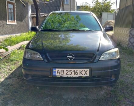 Черный Опель Астра, объемом двигателя 1.4 л и пробегом 304 тыс. км за 3250 $, фото 1 на Automoto.ua