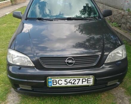 Черный Опель Астра, объемом двигателя 1.4 л и пробегом 243 тыс. км за 3200 $, фото 9 на Automoto.ua