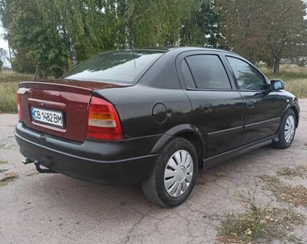 Черный Опель Астра, объемом двигателя 1.4 л и пробегом 282 тыс. км за 2000 $, фото 3 на Automoto.ua