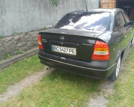 Черный Опель Астра, объемом двигателя 1.4 л и пробегом 243 тыс. км за 3200 $, фото 7 на Automoto.ua