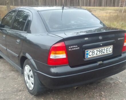 Черный Опель Астра, объемом двигателя 1.4 л и пробегом 351 тыс. км за 3333 $, фото 6 на Automoto.ua