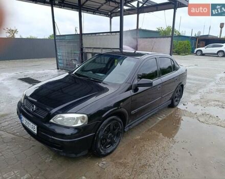 Черный Опель Астра, объемом двигателя 1.6 л и пробегом 147 тыс. км за 2700 $, фото 20 на Automoto.ua