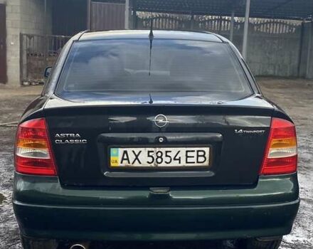 Черный Опель Астра, объемом двигателя 1.4 л и пробегом 380 тыс. км за 3200 $, фото 3 на Automoto.ua