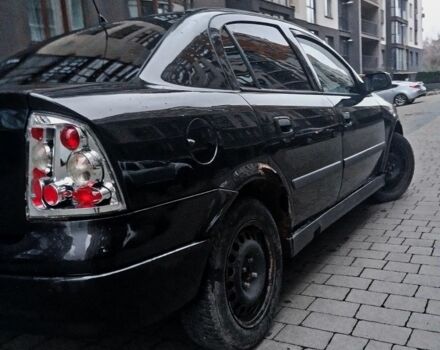 Черный Опель Астра, объемом двигателя 1.4 л и пробегом 214 тыс. км за 1800 $, фото 17 на Automoto.ua