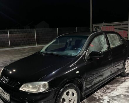 Черный Опель Астра, объемом двигателя 1.4 л и пробегом 338 тыс. км за 2300 $, фото 1 на Automoto.ua