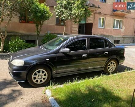 Черный Опель Астра, объемом двигателя 1.67 л и пробегом 169 тыс. км за 3800 $, фото 3 на Automoto.ua