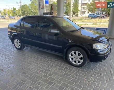 Чорний Опель Астра, об'ємом двигуна 1.4 л та пробігом 107 тис. км за 4800 $, фото 3 на Automoto.ua