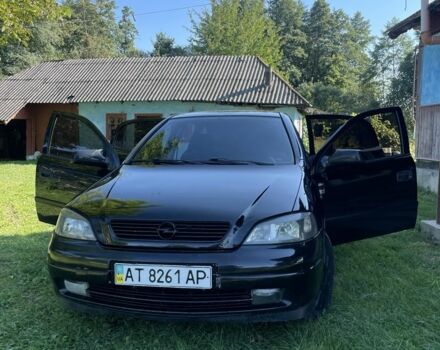 Черный Опель Астра, объемом двигателя 1.4 л и пробегом 278 тыс. км за 2800 $, фото 5 на Automoto.ua