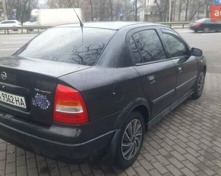 Черный Опель Астра, объемом двигателя 1.6 л и пробегом 277 тыс. км за 3400 $, фото 2 на Automoto.ua