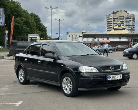 Черный Опель Астра, объемом двигателя 1.4 л и пробегом 277 тыс. км за 3300 $, фото 8 на Automoto.ua