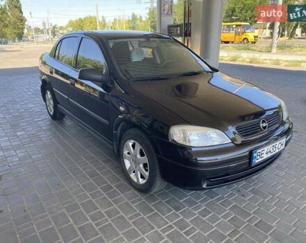 Черный Опель Астра, объемом двигателя 1.4 л и пробегом 107 тыс. км за 4800 $, фото 2 на Automoto.ua