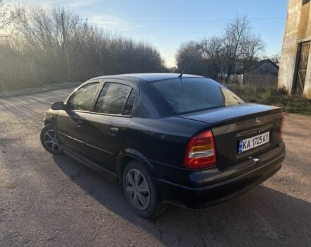 Черный Опель Астра, объемом двигателя 1.4 л и пробегом 219 тыс. км за 3400 $, фото 5 на Automoto.ua
