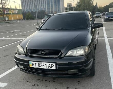 Черный Опель Астра, объемом двигателя 1.4 л и пробегом 278 тыс. км за 2699 $, фото 2 на Automoto.ua