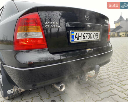 Чорний Опель Астра, об'ємом двигуна 1.36 л та пробігом 198 тис. км за 3950 $, фото 5 на Automoto.ua