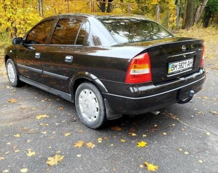 Черный Опель Астра, объемом двигателя 1.4 л и пробегом 265 тыс. км за 3150 $, фото 2 на Automoto.ua