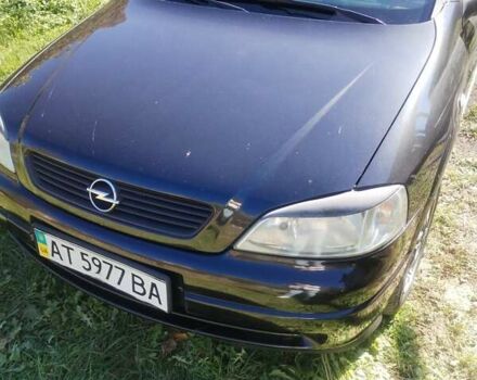 Черный Опель Астра, объемом двигателя 1.4 л и пробегом 272 тыс. км за 3300 $, фото 1 на Automoto.ua