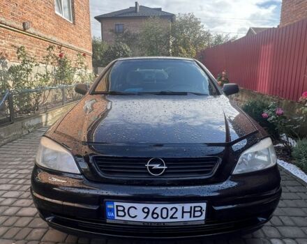 Черный Опель Астра, объемом двигателя 1.6 л и пробегом 151 тыс. км за 3700 $, фото 1 на Automoto.ua