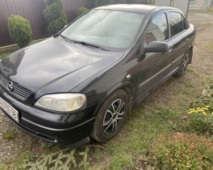 Чорний Опель Астра, об'ємом двигуна 1.4 л та пробігом 198 тис. км за 3750 $, фото 1 на Automoto.ua