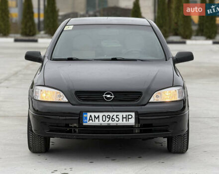 Чорний Опель Астра, об'ємом двигуна 1.6 л та пробігом 212 тис. км за 2999 $, фото 3 на Automoto.ua