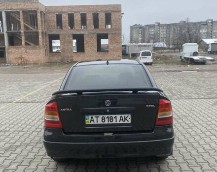 Черный Опель Астра, объемом двигателя 1.4 л и пробегом 229 тыс. км за 3200 $, фото 4 на Automoto.ua