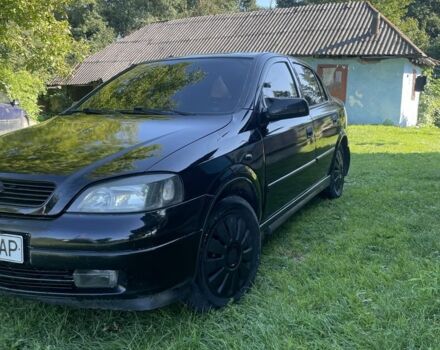 Черный Опель Астра, объемом двигателя 1.4 л и пробегом 278 тыс. км за 2800 $, фото 1 на Automoto.ua