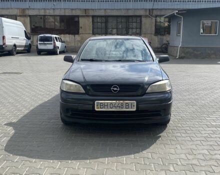 Черный Опель Астра, объемом двигателя 1.4 л и пробегом 400 тыс. км за 2650 $, фото 1 на Automoto.ua