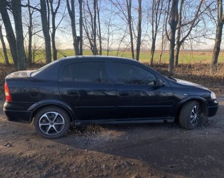 Черный Опель Астра, объемом двигателя 1.4 л и пробегом 219 тыс. км за 3400 $, фото 10 на Automoto.ua