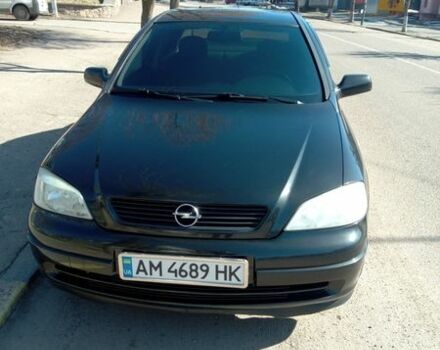 Черный Опель Астра, объемом двигателя 1.6 л и пробегом 164 тыс. км за 4500 $, фото 5 на Automoto.ua