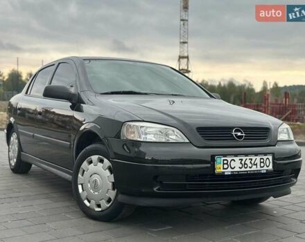 Черный Опель Астра, объемом двигателя 1.4 л и пробегом 216 тыс. км за 3999 $, фото 3 на Automoto.ua
