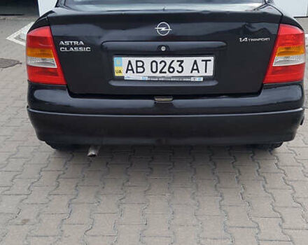 Черный Опель Астра, объемом двигателя 1.4 л и пробегом 230 тыс. км за 3800 $, фото 13 на Automoto.ua