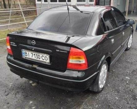 Черный Опель Астра, объемом двигателя 1.6 л и пробегом 85 тыс. км за 7000 $, фото 1 на Automoto.ua