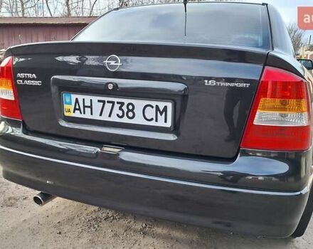 Чорний Опель Астра, об'ємом двигуна 1.6 л та пробігом 52 тис. км за 5600 $, фото 8 на Automoto.ua