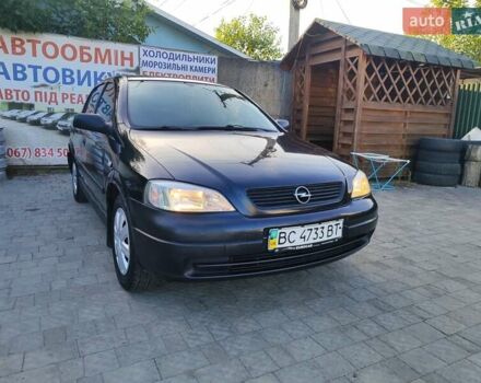 Черный Опель Астра, объемом двигателя 1.6 л и пробегом 100 тыс. км за 2800 $, фото 3 на Automoto.ua