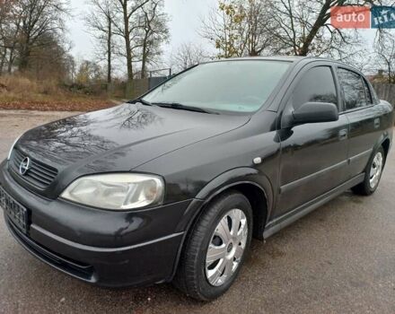 Чорний Опель Астра, об'ємом двигуна 1.4 л та пробігом 225 тис. км за 4350 $, фото 1 на Automoto.ua