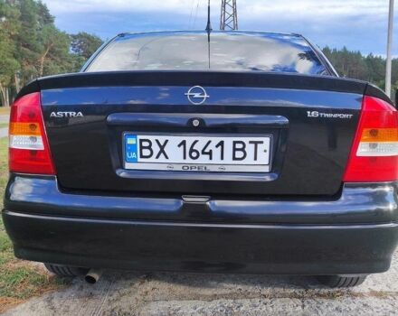 Чорний Опель Астра, об'ємом двигуна 1.6 л та пробігом 194 тис. км за 3900 $, фото 12 на Automoto.ua