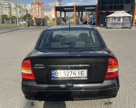 Черный Опель Астра, объемом двигателя 1.4 л и пробегом 212 тыс. км за 3650 $, фото 1 на Automoto.ua