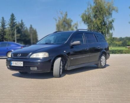 Черный Опель Астра, объемом двигателя 1.6 л и пробегом 292 тыс. км за 3500 $, фото 12 на Automoto.ua