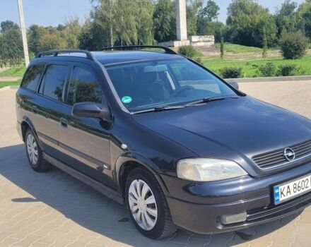 Черный Опель Астра, объемом двигателя 1.6 л и пробегом 292 тыс. км за 3500 $, фото 3 на Automoto.ua