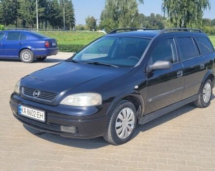 Черный Опель Астра, объемом двигателя 1.6 л и пробегом 292 тыс. км за 3500 $, фото 1 на Automoto.ua