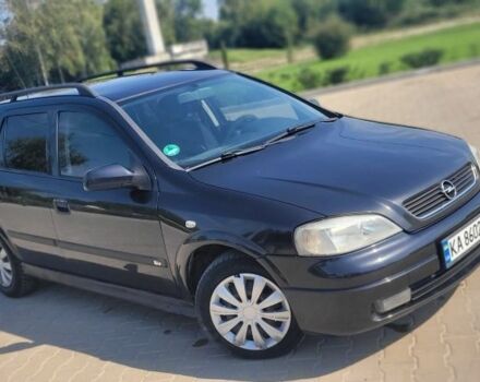 Черный Опель Астра, объемом двигателя 1.6 л и пробегом 292 тыс. км за 3500 $, фото 7 на Automoto.ua