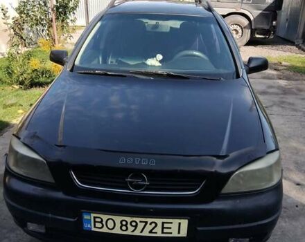 Черный Опель Астра, объемом двигателя 1.7 л и пробегом 400 тыс. км за 2800 $, фото 5 на Automoto.ua