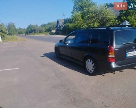 Черный Опель Астра, объемом двигателя 2 л и пробегом 100 тыс. км за 3600 $, фото 6 на Automoto.ua