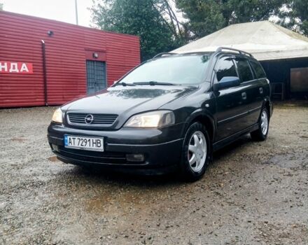 Черный Опель Астра, объемом двигателя 1.6 л и пробегом 350 тыс. км за 2650 $, фото 3 на Automoto.ua