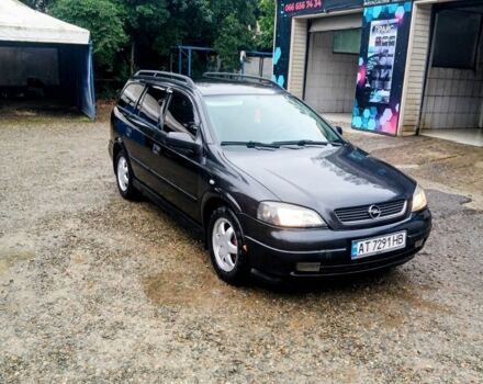 Черный Опель Астра, объемом двигателя 1.6 л и пробегом 350 тыс. км за 2650 $, фото 1 на Automoto.ua
