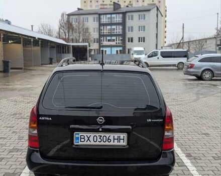Черный Опель Астра, объемом двигателя 1.6 л и пробегом 280 тыс. км за 3850 $, фото 25 на Automoto.ua