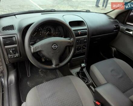 Черный Опель Астра, объемом двигателя 1.6 л и пробегом 280 тыс. км за 3850 $, фото 10 на Automoto.ua